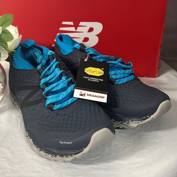 NIB - New Balance Women’s Fresh Foam Hierro v3 Trail 'Thunder Blue' - Size 6.5 - Picture 5 of 15